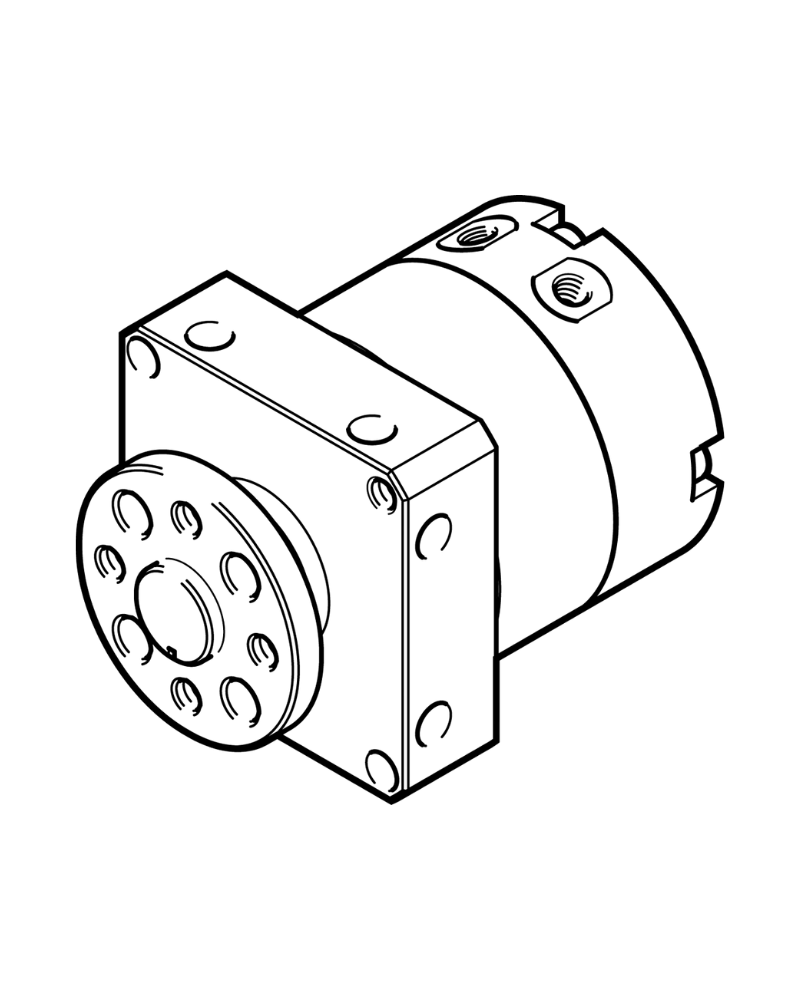 Semi-rotary drive DSM - DSM-T-8-180-P image 2
