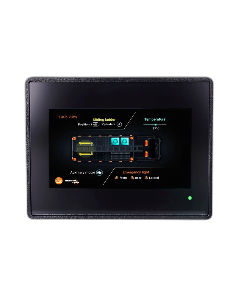 CR1144 - Programmable graphic display for controlling mobile machines - ecomatDisplay/4.3"/BASIC/E image 2