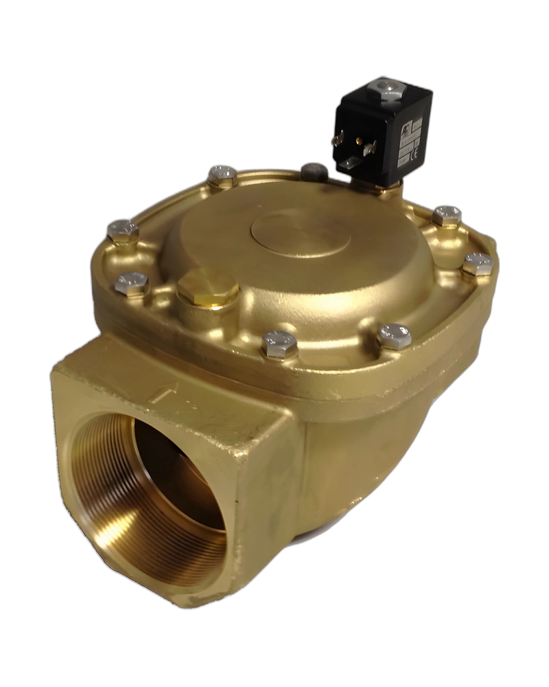 Brass Servo Assisted Valve(NO) - 2 inch