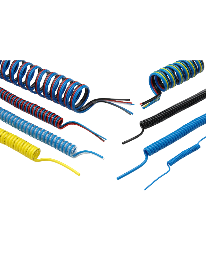SPIRAL COILED MULTI-TUBE THERMO WELDED