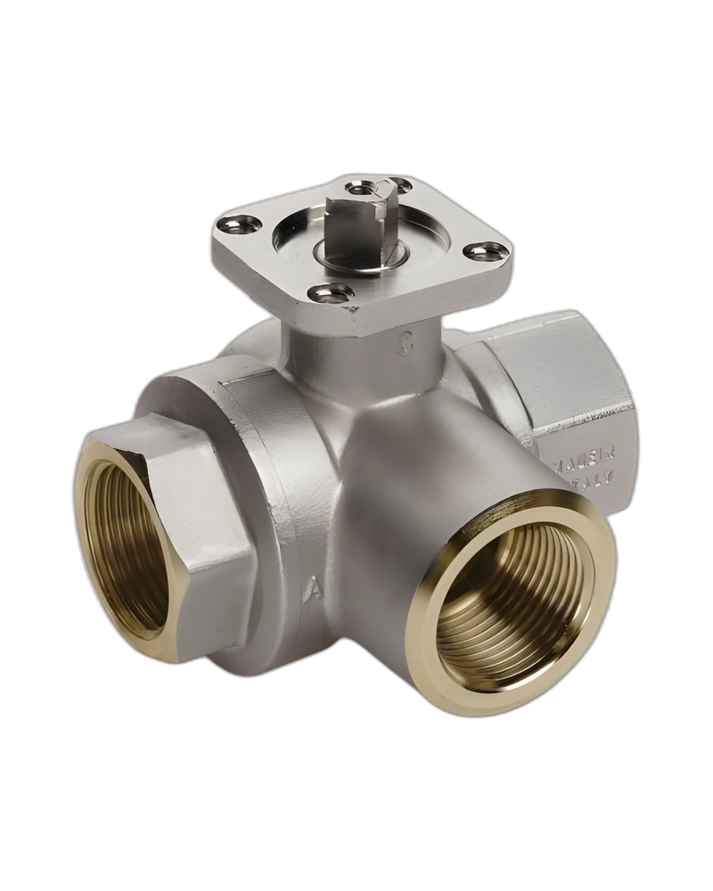 s.7300 3-way 4 seats T-port Ball Valve