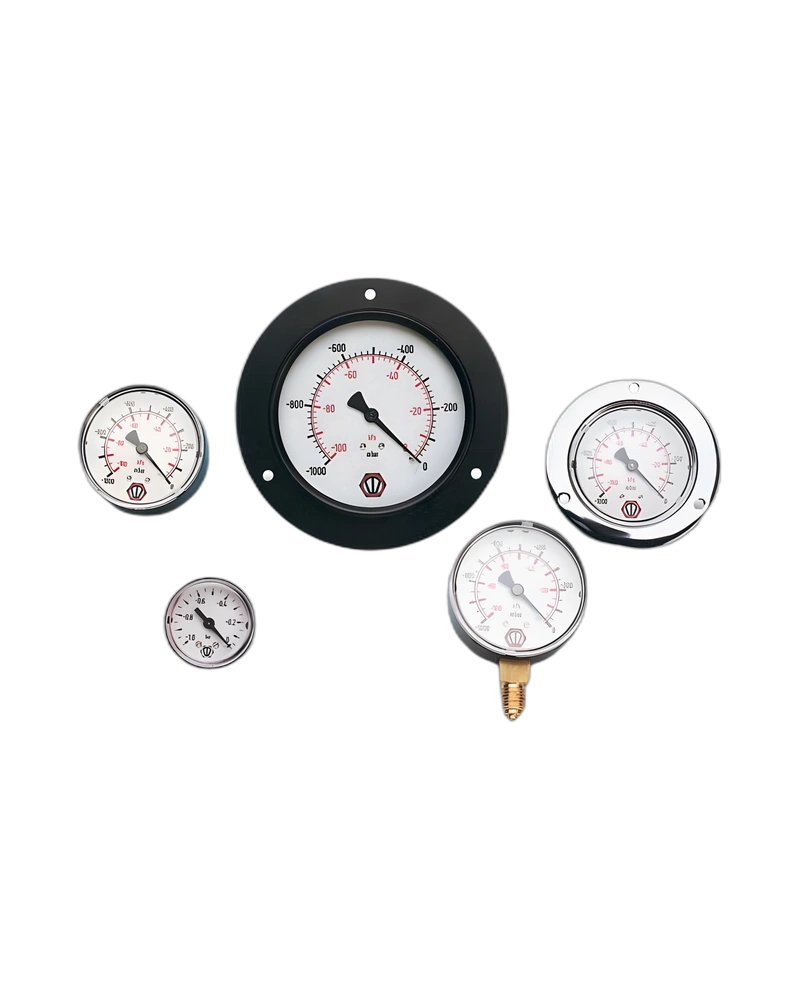 Vacuum and pressure gauges