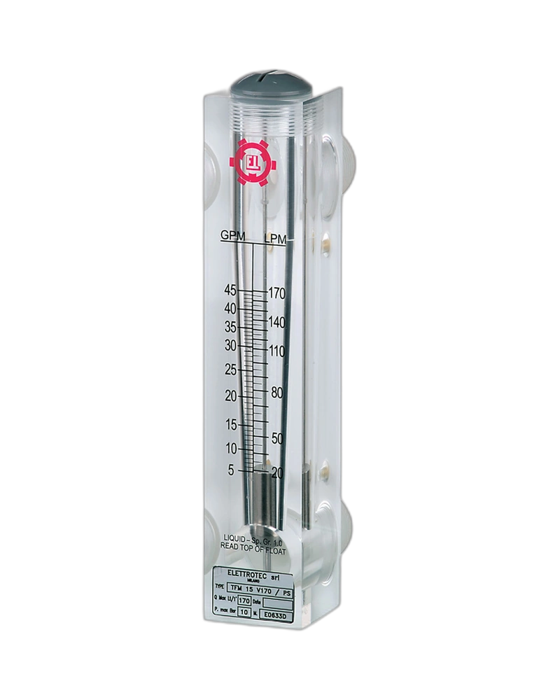 FMP04VL160PS - Variable Area flow meter for panel mounting