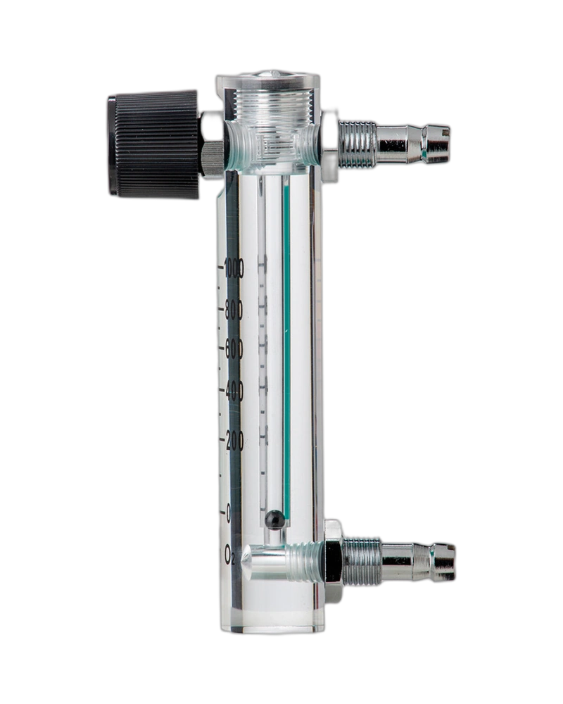FMX02VR6WV - Oxygen Variable Area flow meter for panel mounting with regulating valve