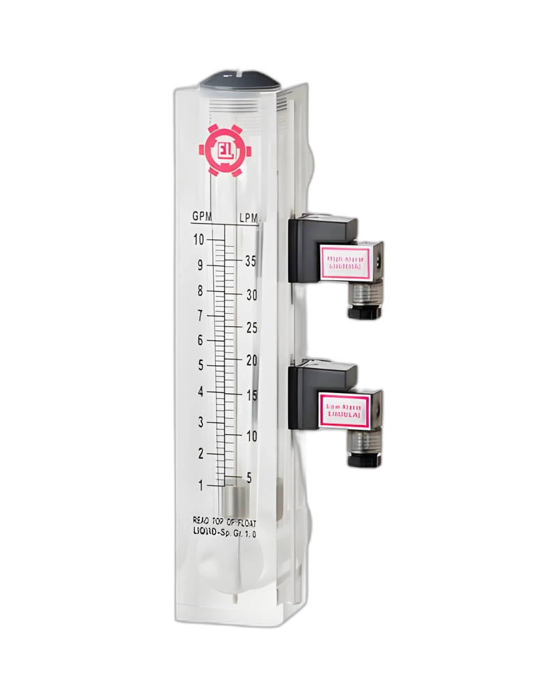 TFM2E08VL110AF - Variable Area flow meter with two adjustable alarms