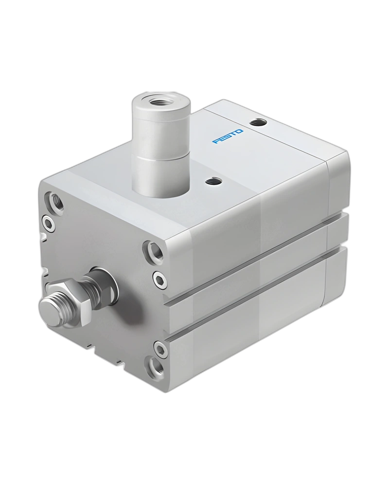 Compact cylinder with clamping cartridge ADN-KP - ADN-100- -KP-