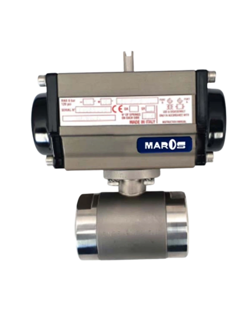 TWO-WAY BALL VALVE - SANDBLASTED - 030503100 - Mosfe S 1" 2v 316 des