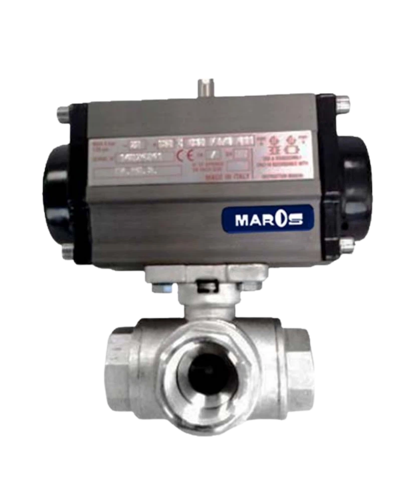 Polished Three-Way Ball Valve -0205030123T - Mosfe S 1/2" 3vt 316 del