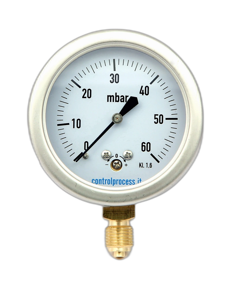 Series MCIR Capsule gauge case stainless steel - Capsule gauge nominal size 100 mm