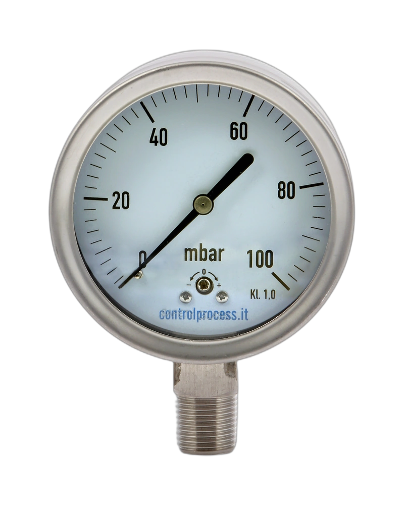 Series MCTIR Capsule gauge  stainless steel   - Capsule gauge nominal size 100 mm