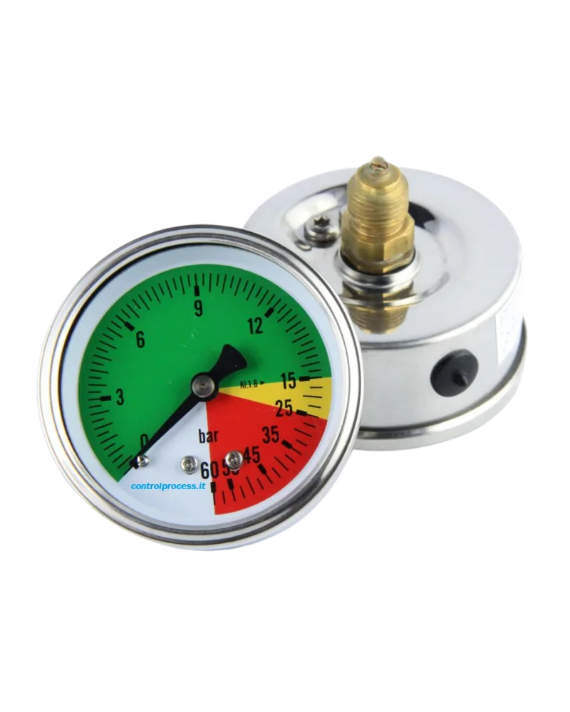 Series MIXPG Isometric pressure gauge - Isometric pressure gauge 100 mm