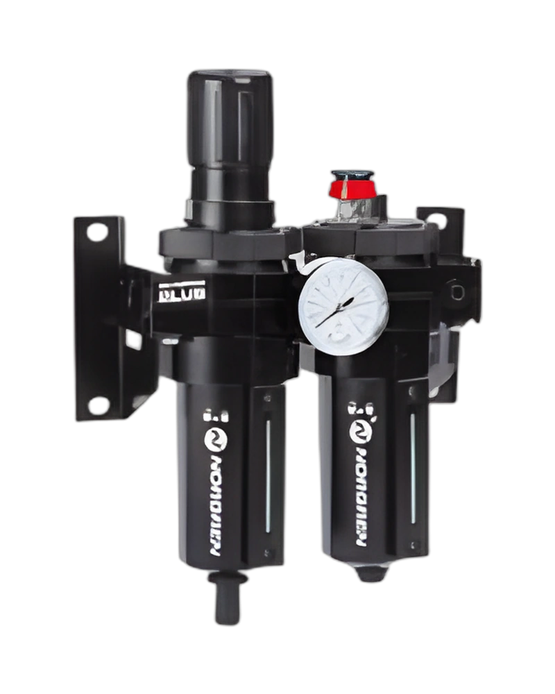 Olympian Plus combination unit (FRL), G1/2, manual drain, 40µm filter element, without shut-off valve