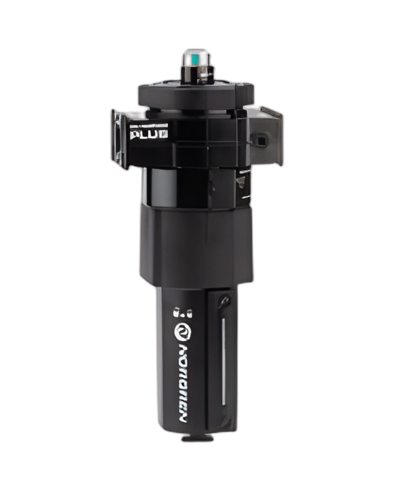 Olympian Plus high flow oil removal filter, G3/4, manual drain, 0,01µm filter element