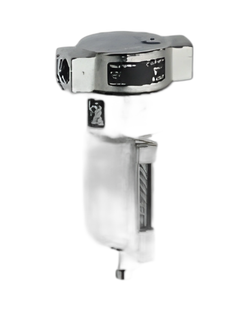 F22 Series general purpose stainless steel filter, 1/2 PTF, manual drain, 25µm polyethylene filter element