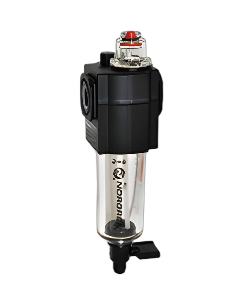 Excelon micro fog lubricator, G1/4, Plastic bowl long with manual drain