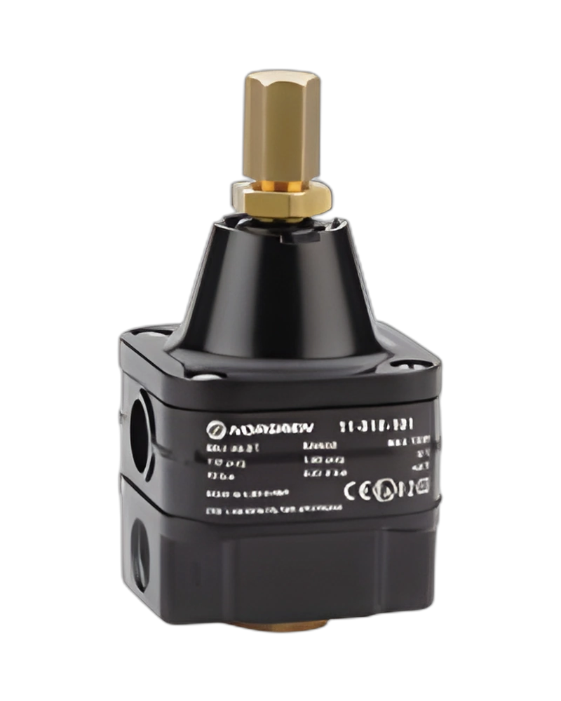 11-818 Series precision pressure regulator, G1/4, 0.07-4 bar, without gauge
