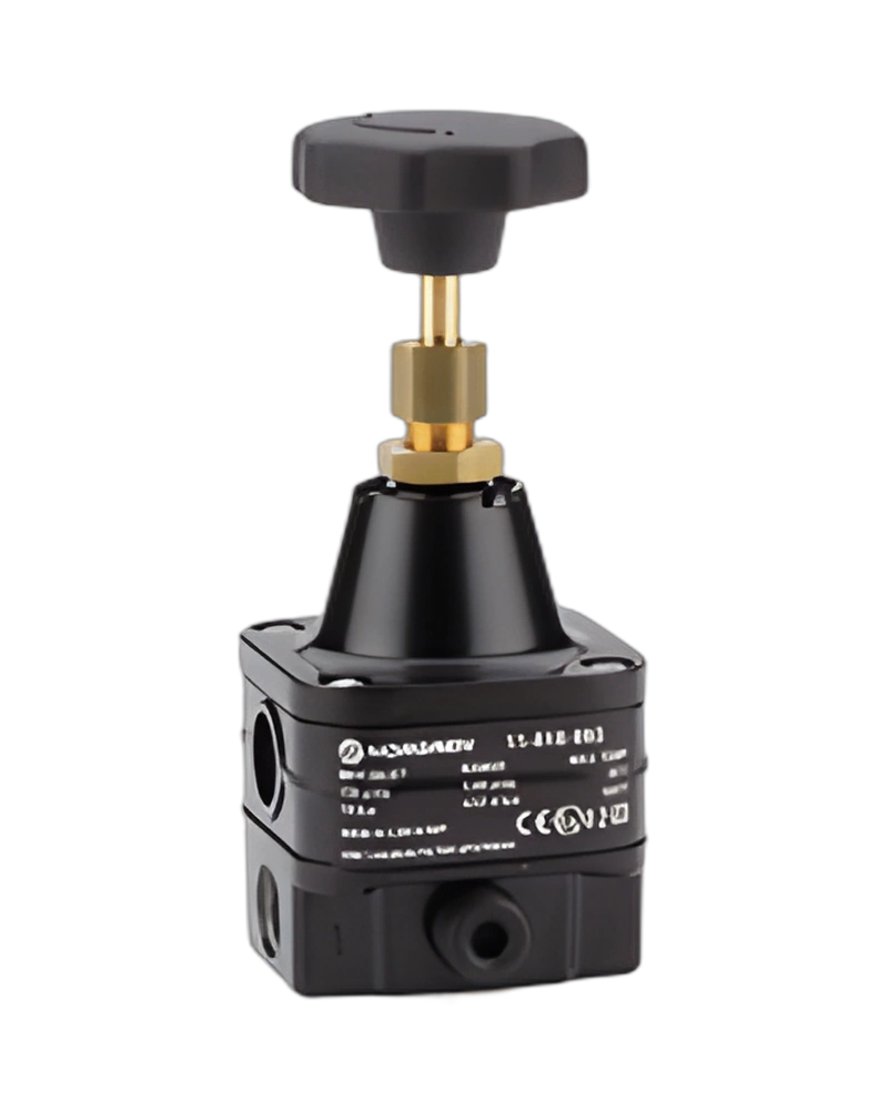 11-818 Series precision pressure regulator, G1/4, 0.4-10 bar, without gauge