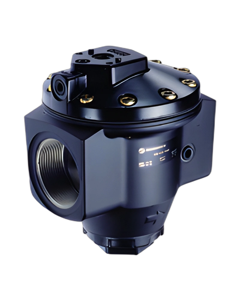 R18 Series pilot pressure regulator, G1-1/2, 0.3-8.5 bar, without gauge