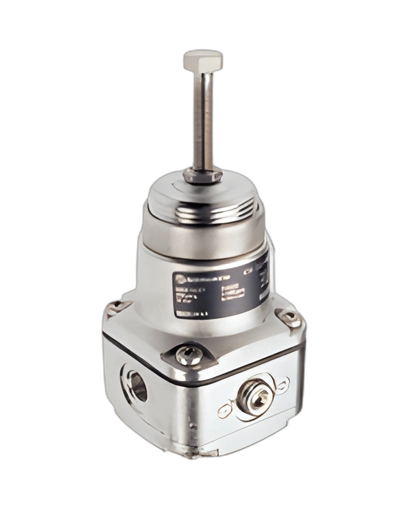 R38 Series stainless steel precision regulator, 1/4 NPT, 0.04-2 bar, without gauge