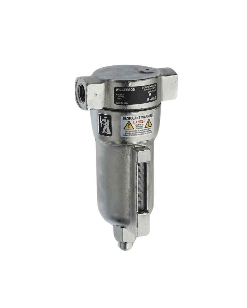 F22 Series general purpose stainless steel filter, 1/2 PTF, manual drain, 25µm polyethylene filter element - F22-400-M7DA