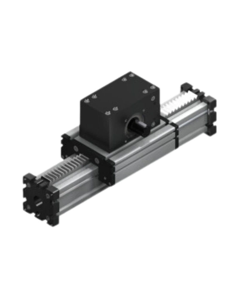 E Series Linear Axis, Rack and Pinion Drive, Roller Guide - ELZA/ELDZA