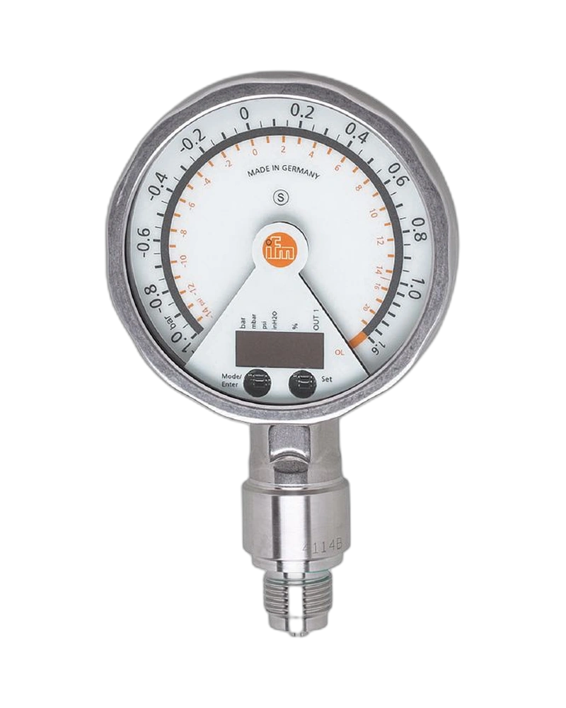 PG2409 - Pressure sensor with analogue display - PG-1-1-REB12-MFRKG/US/ /P