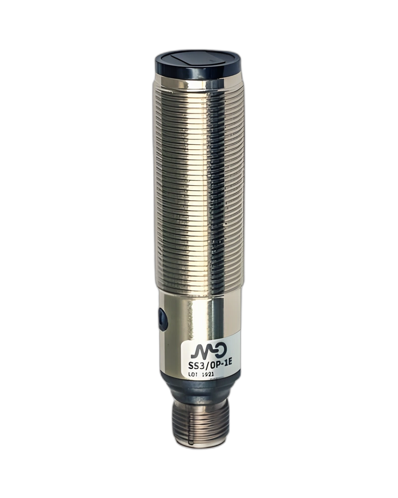 SS7/LP-1E - MICRO DETECTORS - Photoelectric sensor diffuse 400 mm PNP-LOn, metallic, adjustment plug M12