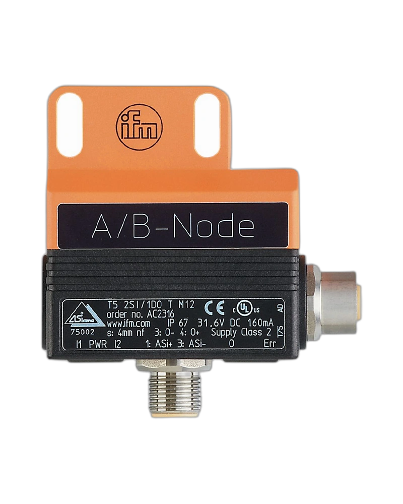 AC2316 - AS-Interface dual sensor for pneumatic valve actuators - DUAL SENSOR T5 2SI 1DO T M12