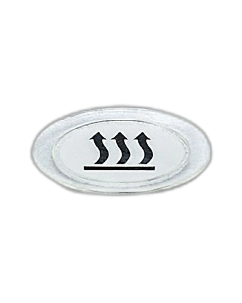 E12458 - Symbol disc for illuminated pushbutton - CAP M22 SYMBOL HEATING