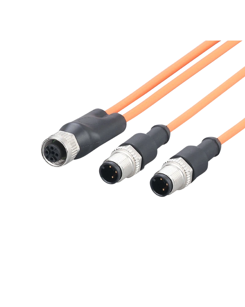 E12723 - Y connection cable - Y SPLITTER CABLE/M12 SOCKET/2xM12 PLUG