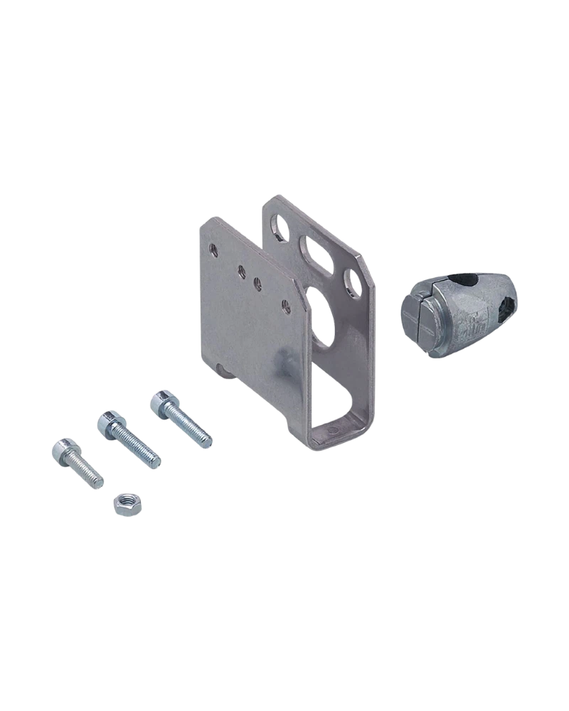 E21223 - Mounting set with protective cover for photoelectric sensors - O5 PROTECTIVE BRACKET 500