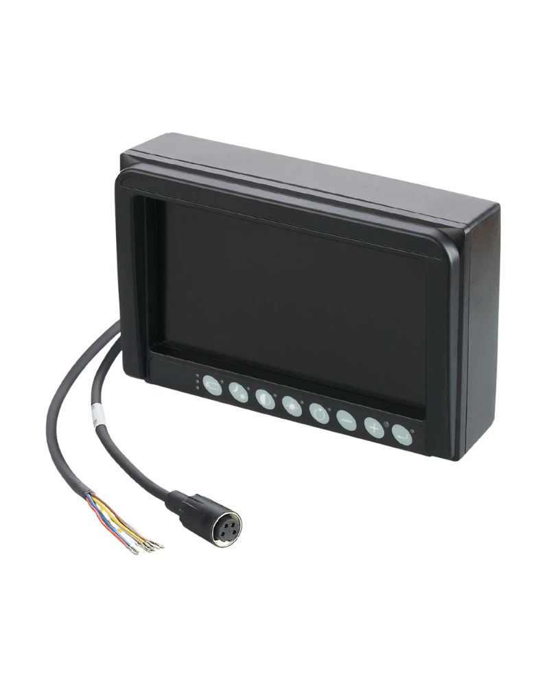 E2M232 - Monitor with two analogue video inputs - MONITOR ANALOGUE VIDEO INPUT/2 PORT