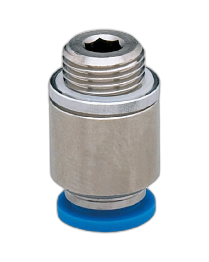 E30076 - Pneumatic push-in air fitting - PLUG CONNECTION QS-G1/8-6