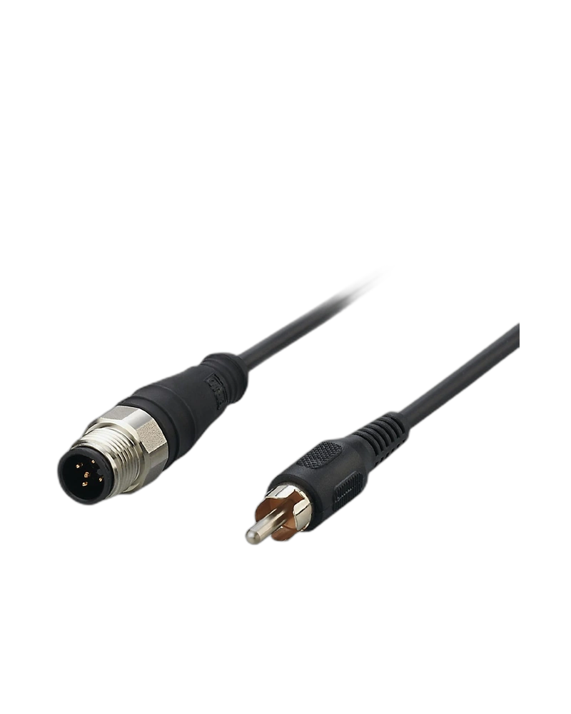 E3M160 - Connection cable - VIDEO ADAPTER CABLE M12 CINCH