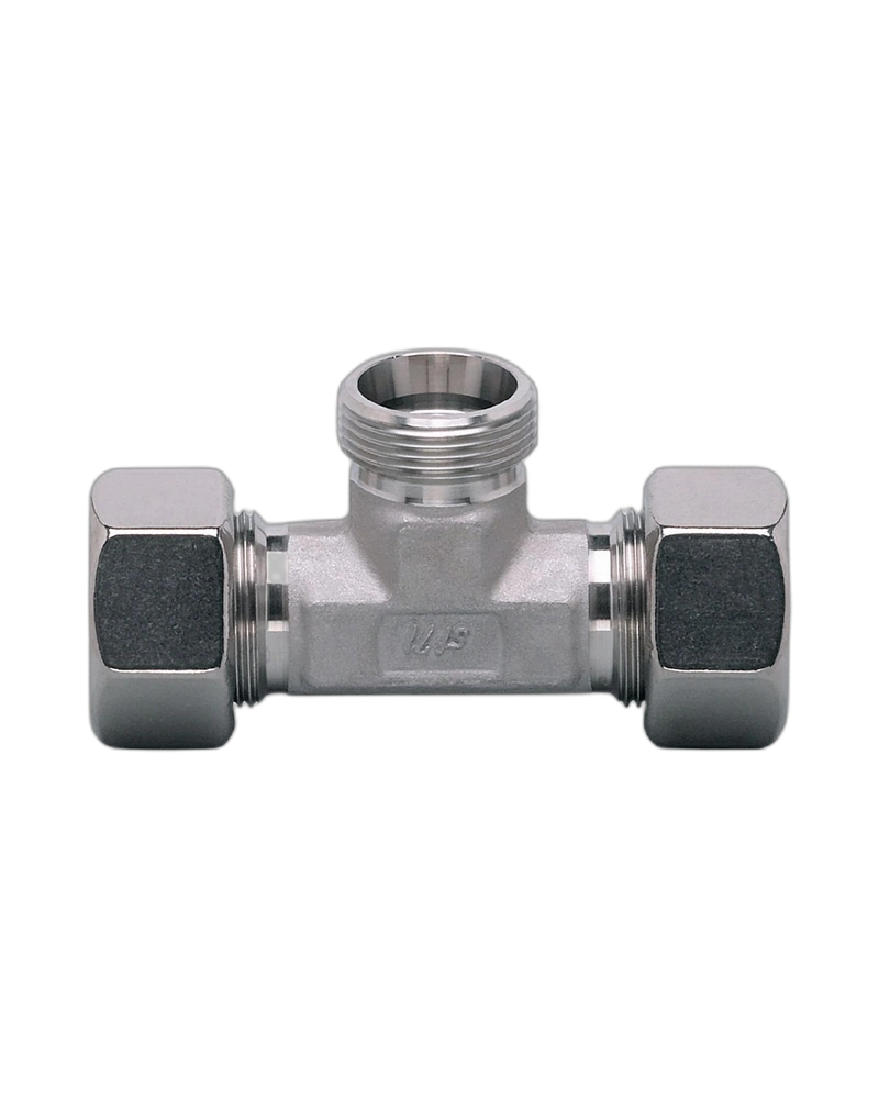 E40078 - T-piece with progressive ring fitting - T-PIECE QL18-18-18/VA