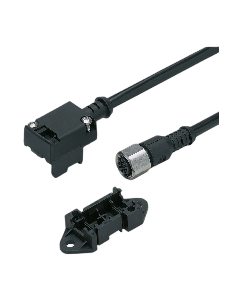 E79998 - AS-Interface flat cable insulation displacement connector - FC connector, M12, V2A, 1m
