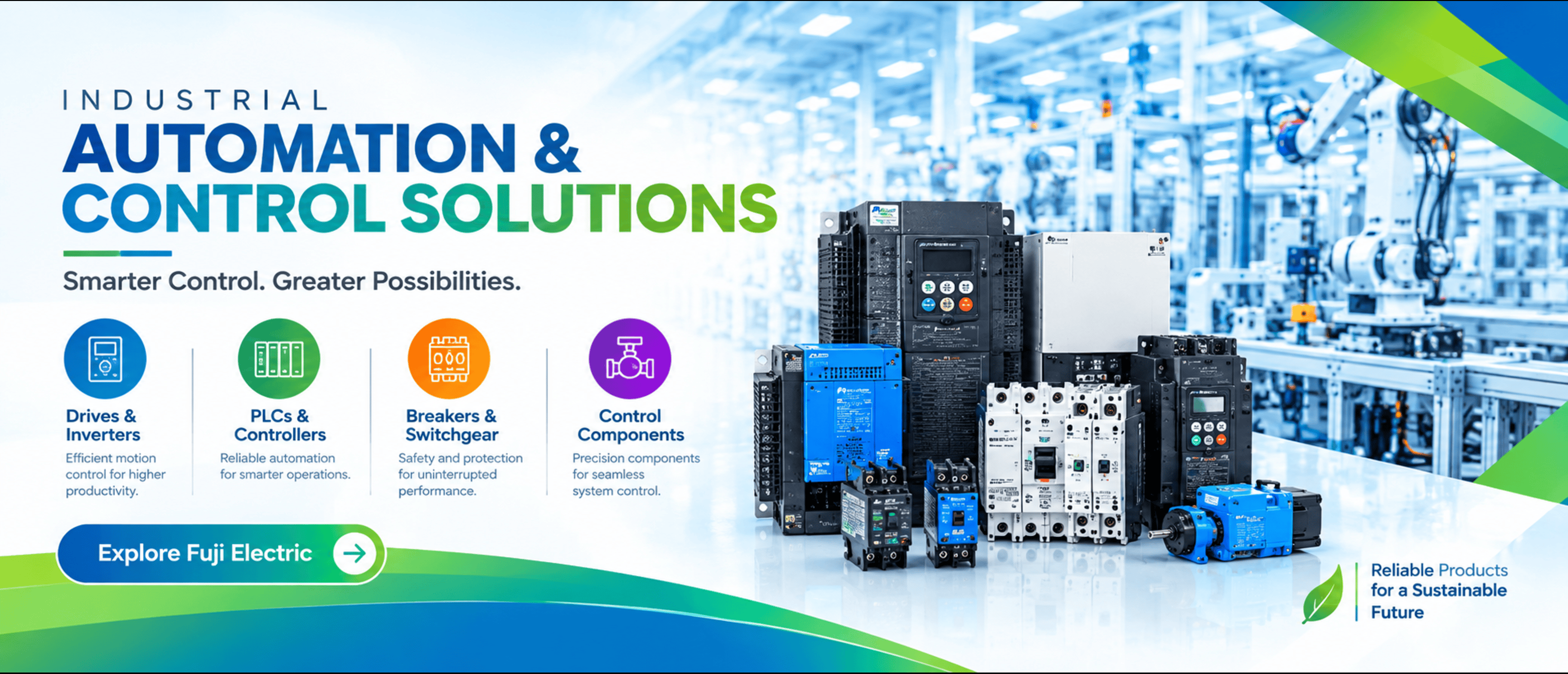 Industrial automation solutions and control products