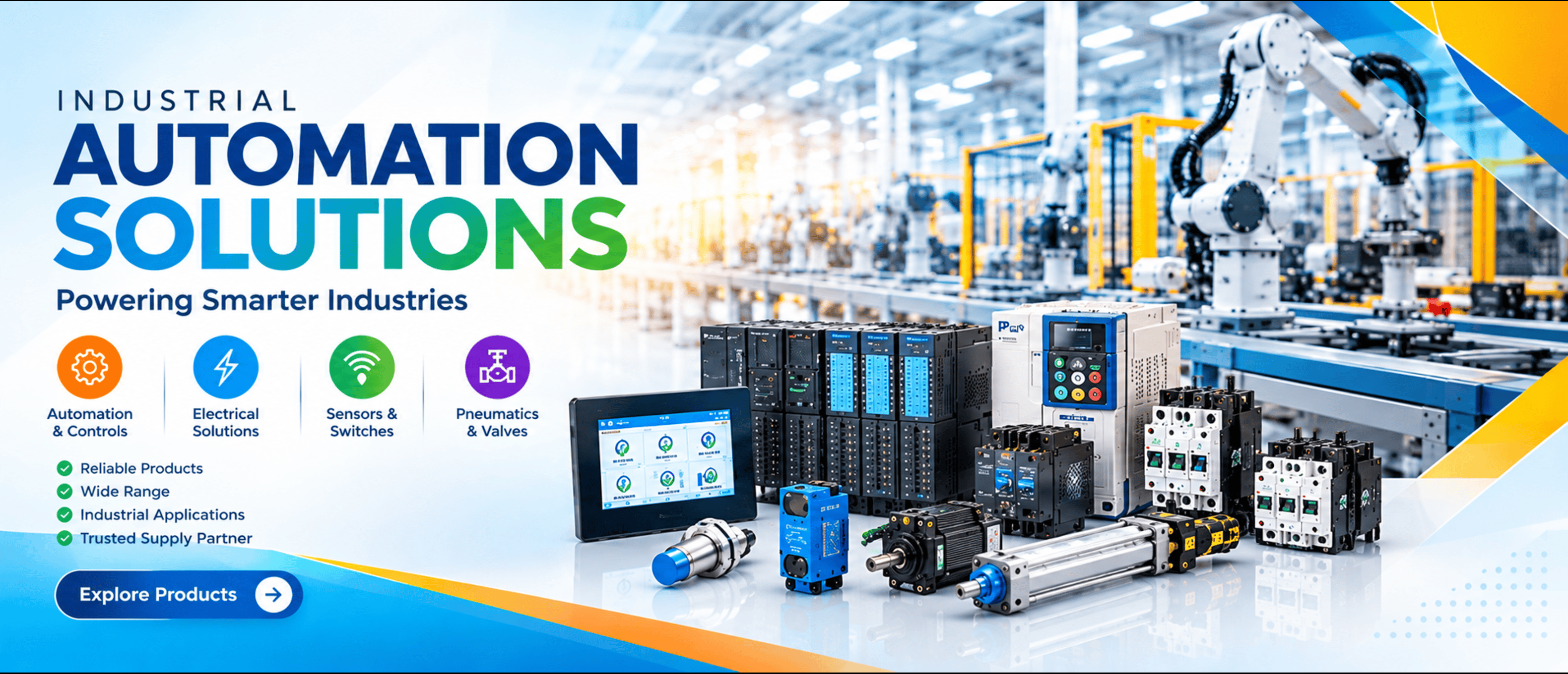 Industrial automation solutions and control products